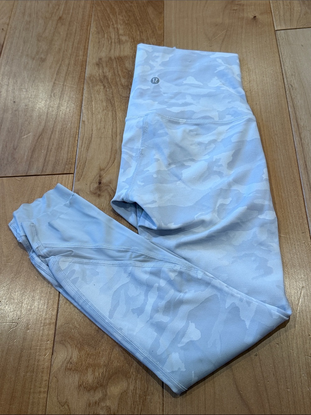 lululemon athletica Light Grey/White Camo High-Rise Leggings